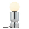 Butlers CHROME Stolná lampa 23 cm - strieborná Butlers CHROME Stolná lampa 23 cm - strieborná