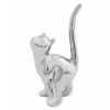Dekoračná Strieborná Soška Mačka Dekoračná Strieborná Soška Mačka