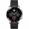 Inteligentné hodinky Garett V10 - stříbrné s černým koženým řemínkem (V10_SVR_BLK_LTR)