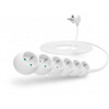 Connect IT - Predlžovací kábel 230V 6x zásuvka 5,0m biely CI-1312 Connect IT - Predlžovací kábel 230V 6x zásuvka 5,0m biely CI-1312