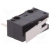 Mikrospínač SNAP ACTION s páčkou SPDT 0,1A/125VAC ON-(ON) Mikrospínač SNAP ACTION s páčkou SPDT 0,1A/125VAC ON-(ON)