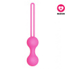 Silikonové venušiny kuličky Love Balls růžové Silikonové venušiny kuličky Love Balls růžové