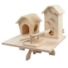 DUVO+ Drevené ihrisko pre hlodavce s domčekmi 23x20x22cm (DUVO+ Drevené ihrisko pre hlodavce s domčekmi 23x20x22cm) DUVO+ Drevené ihrisko pre hlodavce s domčekmi 23x20x22cm (DUVO+ Drevené ihrisko pre hlodavce s domčekmi 23x20x22cm)