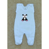 Dupačky pro miminko Gama bílé, sedící panda vel.80 Dupačky pro miminko Gama bílé, sedící panda vel.80