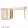 Sanotechnik Rauma fínska vonkajšia sauna pre 4 osoby, 460x230cm Sanotechnik Rauma fínska vonkajšia sauna pre 4 osoby, 460x230cm