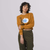 dámske tričko HUF THE CITY LS CROP TEE Burnt Orange S dámske tričko HUF THE CITY LS CROP TEE Burnt Orange S