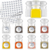 20x Nádoba na korenie 120ML + 252 nálepiek 20x Nádoba na korenie 120ML + 252 nálepiek