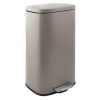 Siko Spirella pedálový odpadkový koš AKIRA matná šedo-hnědá ocel soft-close 50 L 10.21571 Siko Spirella pedálový odpadkový koš AKIRA matná šedo-hnědá ocel soft-close 50 L 10.21571