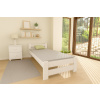 Zvýšená posteľ z masívu Halina 80x200 cm - biela + rošt ZADARMO Zvýšená posteľ z masívu Halina 80x200 cm - biela + rošt ZADARMO