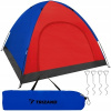 Turistický stan Trizand 5843 modro-červený 190x123 cm Turistický stan Trizand 5843 modro-červený 190x123 cm