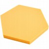 PANEL HEX AKUSTICKÁ PENA HEXAGON 5 cm ŽLTÁ včelí plást hexagon PANEL HEX AKUSTICKÁ PENA HEXAGON 5 cm ŽLTÁ včelí plást hexagon