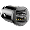 Baseus Grain nabíjačka do auta 2x USB 3,1A čierna (CCALL-ML01) Baseus Grain nabíjačka do auta 2x USB 3,1A čierna (CCALL-ML01)