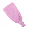Baby Nellys Ľahká mušelínová čelenka Bandana, ružová, vel. 104/110 Baby Nellys Ľahká mušelínová čelenka Bandana, ružová, vel. 104/110