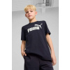 Detské bavlnené tričko Puma ESS No. 1 Logo Tee 684906 tmavomodrá 128 Detské bavlnené tričko Puma ESS No. 1 Logo Tee 684906 tmavomodrá 128