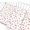 Obliečky do postieľky, bavlna, 2D sada, Kačičky - biela, púdrovo ružová Obliečky do postieľky, bavlna, 2D sada, Kačičky - biela, púdrovo ružová