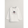TRIČKO GANT ARCHIVE SHIELD LS T-SHIRT WHITE TRIČKO GANT ARCHIVE SHIELD LS T-SHIRT WHITE