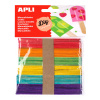 APLI nanukové drievka, 114 × 10 × 2 mm, mix farieb APLI nanukové drievka, 114 × 10 × 2 mm, mix farieb