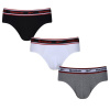 Reebok Mens 3 Pack Cotton Briefs Black/White/Grey Small Reebok Mens 3 Pack Cotton Briefs Black/White/Grey Small