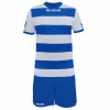 Futbalový set dres + šortky Givova Kit Rugby, biela / kráľovsky modrá Veľkosť: M Futbalový set dres + šortky Givova Kit Rugby, biela / kráľovsky modrá Veľkosť: M