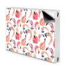 Dekoračný magnetický kryt na radiátor Crazy flamingos 80x60 cm Dekoračný magnetický kryt na radiátor Crazy flamingos 80x60 cm