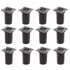 vidaXL Vonkajšie podlahové svietidlá 12 ks, štvorcové vidaXL Vonkajšie podlahové svietidlá 12 ks, štvorcové