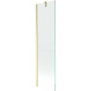 Mexen Next, 1-krídlová vaňová zástena 50 x 150 cm, 6mm číre sklo, zlatá matná, 895-050-000-00-00-55 Mexen Next, 1-krídlová vaňová zástena 50 x 150 cm, 6mm číre sklo, zlatá matná, 895-050-000-00-00-55