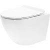 Rea CARTEER závesná WC misa 49x37 Rimless,sedátko Slim SoftClose Biela lesklá C1400 REA-C1400 Rea CARTEER závesná WC misa 49x37 Rimless,sedátko Slim SoftClose Biela lesklá C1400 REA-C1400