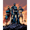 ZUTY Maľovanie podľa čísel - WONDER WOMAN, BATMAN A SUPERMAN Rámovanie: bez rámu a bez vypnutia plátna, Rozmer: 40x50 cm ZUTY Maľovanie podľa čísel - WONDER WOMAN, BATMAN A SUPERMAN Rámovanie: bez rámu a bez vypnutia plátna, Rozmer: 40x50 cm