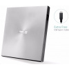 ASUS DVD ZenDrive SDRW-08U9M-U SILVER, External Slim DVD-RW, USB Type-C/Type-A, M-DISC 90DD02A2-M29000 ASUS DVD ZenDrive SDRW-08U9M-U SILVER, External Slim DVD-RW, USB Type-C/Type-A, M-DISC 90DD02A2-M29000