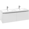 VILLEROY & BOCH Subway 3.0 závesná skrinka pod dvojumývadlo, 2 zásuvky, s LED osvetlením, 1272 x 478 x 429 mm, Pure White, C567L0VF VILLEROY & BOCH Subway 3.0 závesná skrinka pod dvojumývadlo, 2 zásuvky, s LED osvetlením, 1272 x 478 x 429 mm, Pure White, C567L0VF
