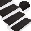 vidaXL Samolepiace nášľapy na schody 15 ks 65x24,5x3,5 cm antracitové vidaXL Samolepiace nášľapy na schody 15 ks 65x24,5x3,5 cm antracitové