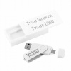 USB kľúč MemoRabbit TWISTER 64GB, USB 3.0 USB-C 64 GB USB 3.0, USB-C 3.2 biely USB kľúč MemoRabbit TWISTER 64GB, USB 3.0 USB-C 64 GB USB 3.0, USB-C 3.2 biely