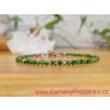 Náramek Chromdiopsid - kuličky broušené 3mm -  Náramek Chromdiopsid - kuličky broušené 3mm -