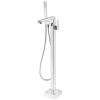 Sapho Cubemix - Vaňová batéria do podlahy, s telesom, s príslušenstvom, chróm CM021 Sapho Cubemix - Vaňová batéria do podlahy, s telesom, s príslušenstvom, chróm CM021