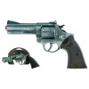 Gonher Policajný revolver Gold colection strieborný kovový 12 rán Gonher Policajný revolver Gold colection strieborný kovový 12 rán