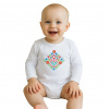 Detské body s potlačou New Baby Ľudový vzor vtáčiky Multicolor 62 (3-6m) Detské body s potlačou New Baby Ľudový vzor vtáčiky Multicolor 62 (3-6m)