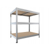 Kovový regál do domácnosti Biedrax 50 x 90 x 120 cm, pozinkovaný - 3 police MDF Kovový regál do domácnosti Biedrax 50 x 90 x 120 cm, pozinkovaný - 3 police MDF