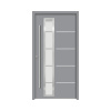 Hliníkovo-oceľové vchodové dvere pasívne Demeter 100 x 210 cm L sivé Hliníkovo-oceľové vchodové dvere pasívne Demeter 100 x 210 cm L sivé