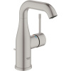 GROHE Essence páková umývadlová batéria s otočným výtokom, s odtokovou súpravou s tiahlom, výška výtoku 160 mm, Supersteel, 23462DC1 GROHE Essence páková umývadlová batéria s otočným výtokom, s odtokovou súpravou s tiahlom, výška výtoku 160 mm, Supersteel, 23462DC1