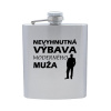 Nevyhnutná výbava moderného muža – nerezová fľaša 175 ml Nevyhnutná výbava moderného muža – nerezová fľaša 175 ml