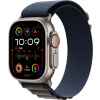 Apple Watch Ultra 2, 49mm, titánové púzdro, modrý alpský ťah - Small MREK3CS/A