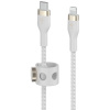 Belkin Flex Lightning/USB-C 15W 2m mfi. cert. white CAA011bt2MWH Belkin Flex Lightning/USB-C 15W 2m mfi. cert. white CAA011bt2MWH