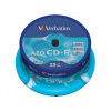 CD-R Verbatim DLP 700MB (80min) 52x Crystal 25-cake CD-R Verbatim DLP 700MB (80min) 52x Crystal 25-cake