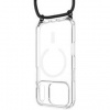 Kryt na mobil Fixed MagPure Neck s černou šňůrkou na krk pro Apple iPhone 17 Pro FIXPUNM2-1602-BK Kryt na mobil Fixed MagPure Neck s černou šňůrkou na krk pro Apple iPhone 17 Pro FIXPUNM2-1602-BK