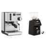 Rancilio Silvia E + Ascaso H64, black Rancilio Silvia E + Ascaso H64, black