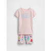 GAP Baby pyžamový set s logom Ružová 3YRS GAP Baby pyžamový set s logom Ružová 3YRS