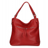 Kožená kabelka na rameno 640 červená MADE IN ITALY Kožená kabelka na rameno 640 červená MADE IN ITALY