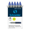 Bombičky do rollerov Schneider, Cartridge 852 0,6 mm / 5 ks - modrá Bombičky do rollerov Schneider, Cartridge 852 0,6 mm / 5 ks - modrá