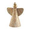Vianočný kovový svietnik / dekorácia anjel zlatý, 38x29,5x20 cm Vianočný kovový svietnik / dekorácia anjel zlatý, 38x29,5x20 cm