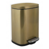 Siko Spirella pedálový odpadkový koš AKIRA kartáčovaná nerez ocel zlatá 5 L 10.21232 Siko Spirella pedálový odpadkový koš AKIRA kartáčovaná nerez ocel zlatá 5 L 10.21232